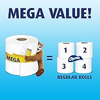 Vista 7 de Charmin Essentials - Mega rollos de papel higiénico suave, 9