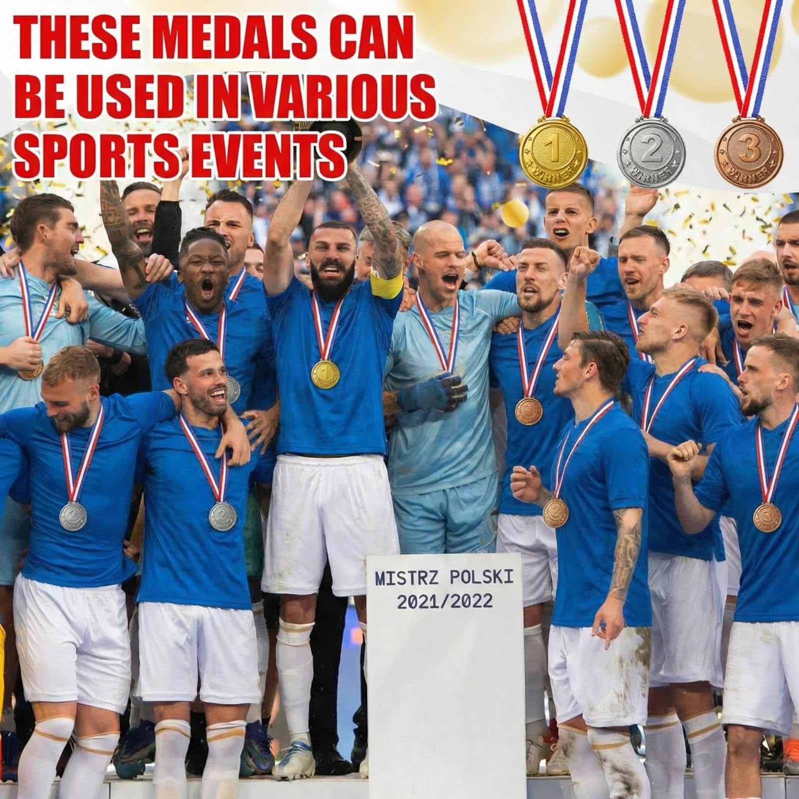 300 Stück Gold Silber Bronze Award Medaillen Metall Gewinner Award Medaillen mit Nackenband 1. 2. 3. Preis Medaille Gewinner Medaille für Erwachsene, Wettbewerbe Party Favor, Buchstabieren