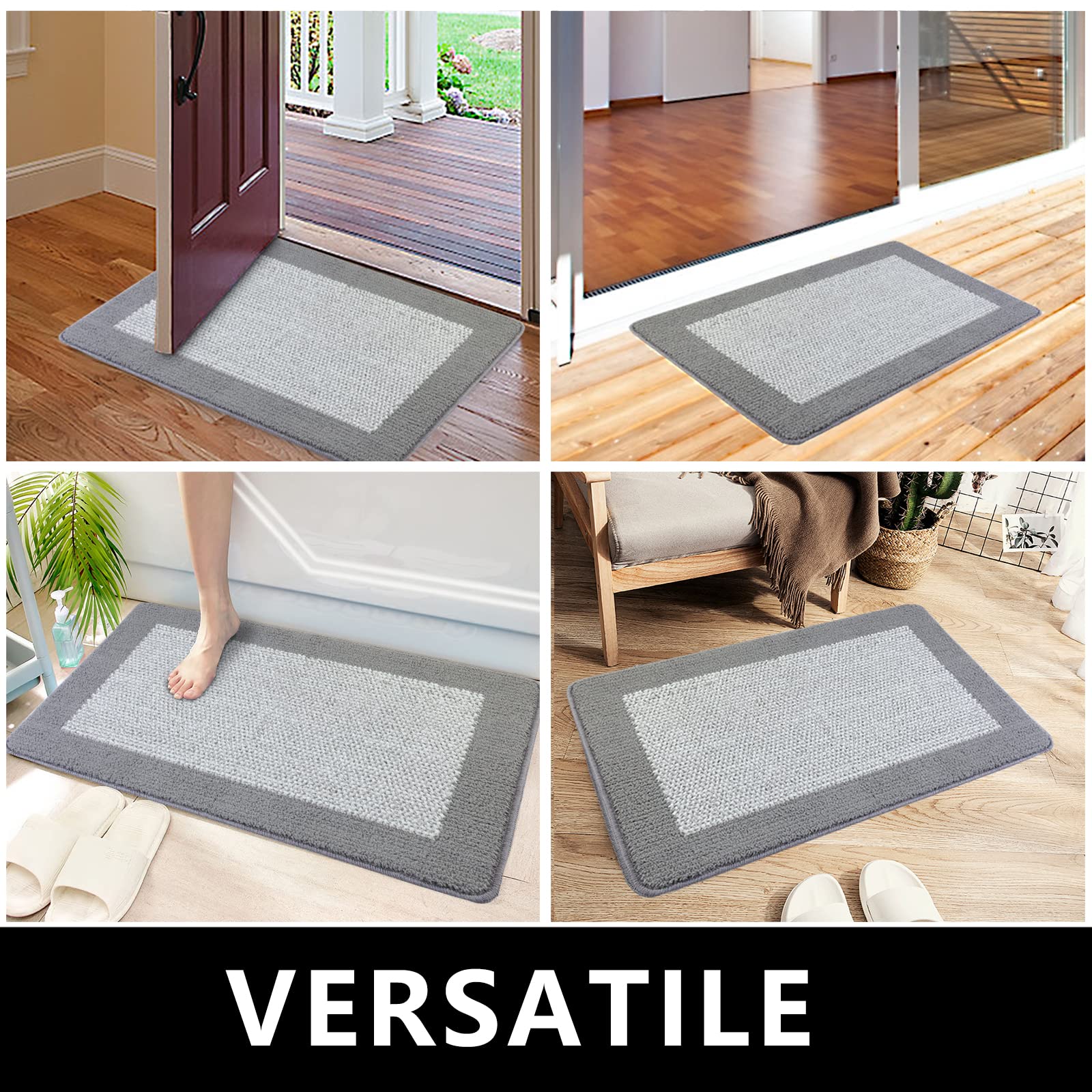REFETONE Indoor Doormat, Front Back Door Mat 32