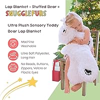 Vista 1 de Snugglefurs Polar Bear Stuffed Animal 28'' White Plush Blanket Large Teddy Bear Stuffed Animal Bear Sensory Blanket for Calming Bear Plush