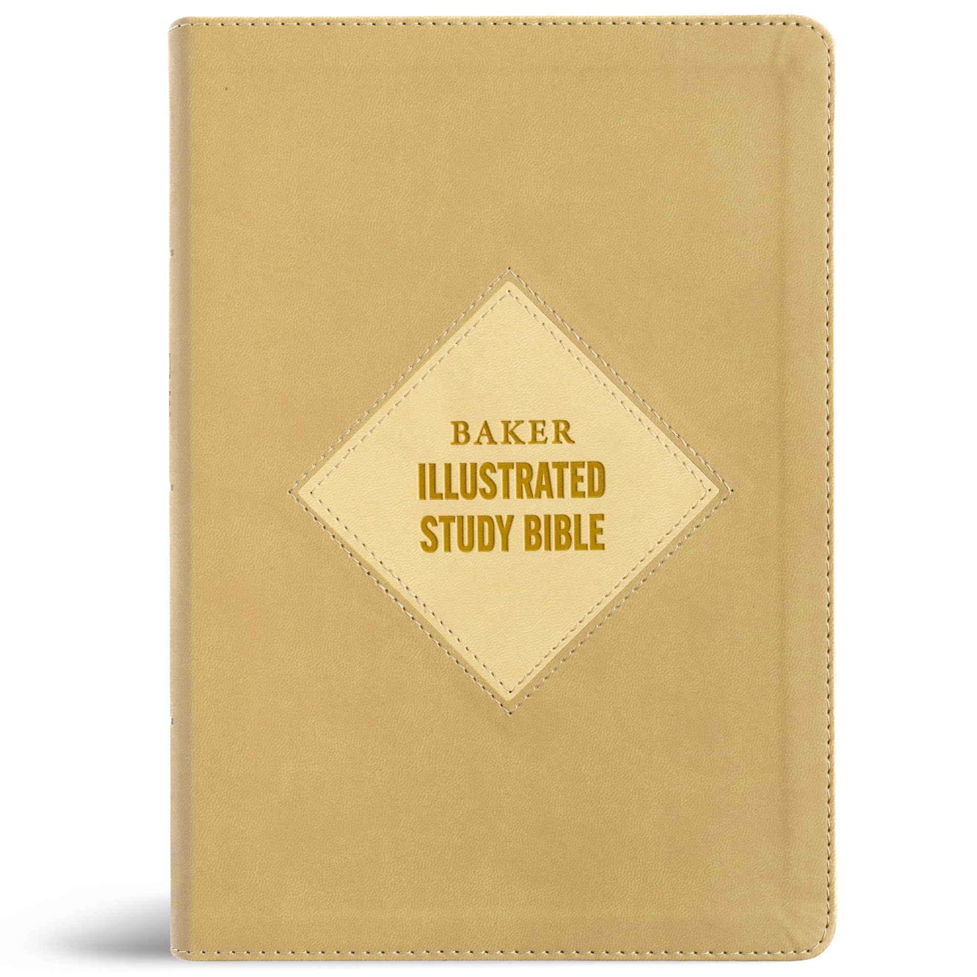CSB Baker Illustrated Study Bible, Khaki LeatherTouch