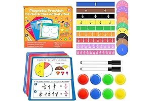 Hands-on Equations: Magnetic Fraction Tiles & Circle Learning Tools