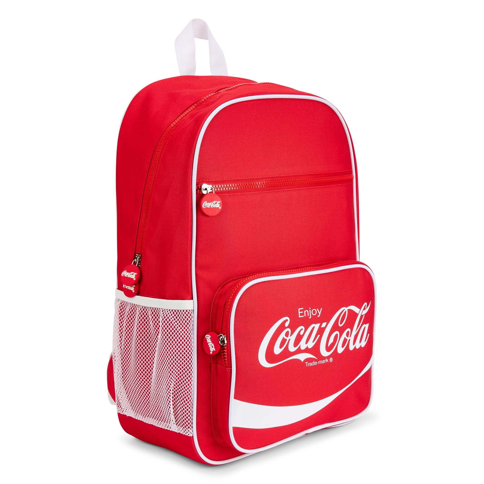 The Gift Scholars Officially Licensed Red Coca-Cola Backpack Men, Women, kids Unisex with Coke Logo- Water Resistant Bookbag, School Work Travel
