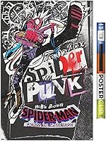 Vista 18 de Marvel Spider-Man: Across The Spider-Verse - Póster de pared de una hoja de Spider-Punk, 22.4 pulgadas de largo x 14.7 pulgadas de ancho, versión