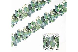 49ft Decorative Eucalyptus Die-Cut Border Trim