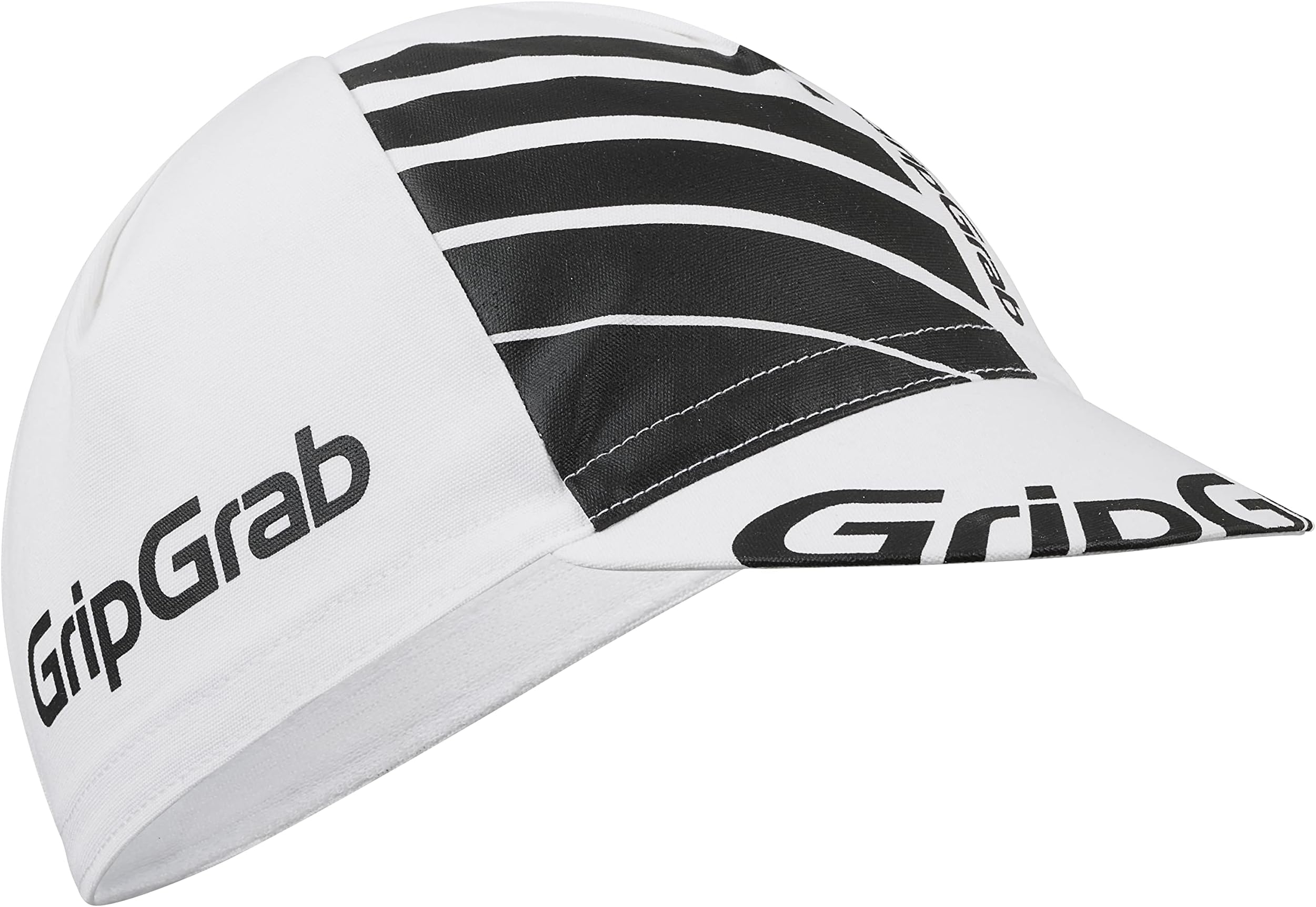 GripGrab Classic Cotton Summer Cycling Cap - Retro Under Helmet Bicycle Hat | Vintage road and mountain bike headwear with UPF 50+ protection, sweat-wicking cotton, and foldable brim for sun protection