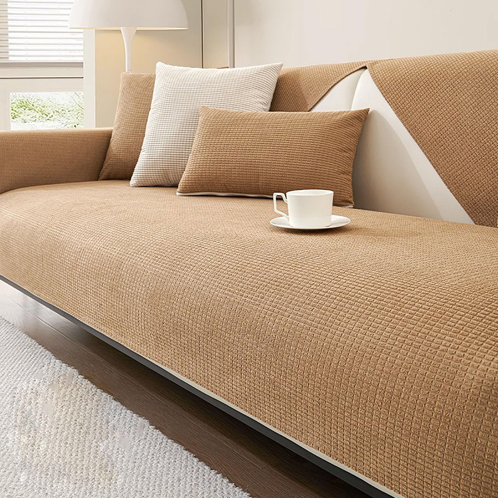 Housse De Canapé D'angle Imperméable,Toutes Les Saisons Drap Housse Canapé