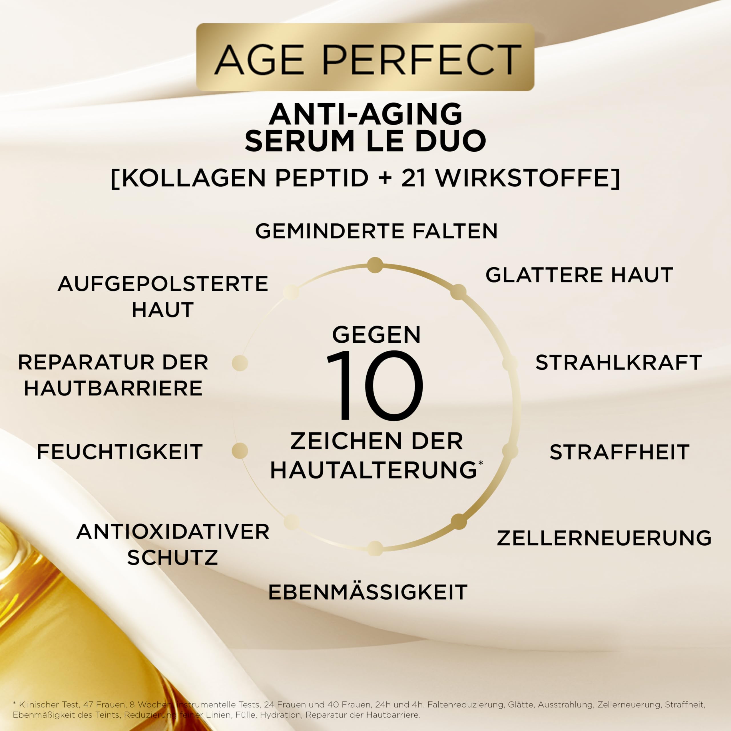 L'Oréal Paris Age Perfect Anti-Aging Routine Serum Le Duo & Zell-Renaissance Tagespflege Geschenkset 30 ml 50ml