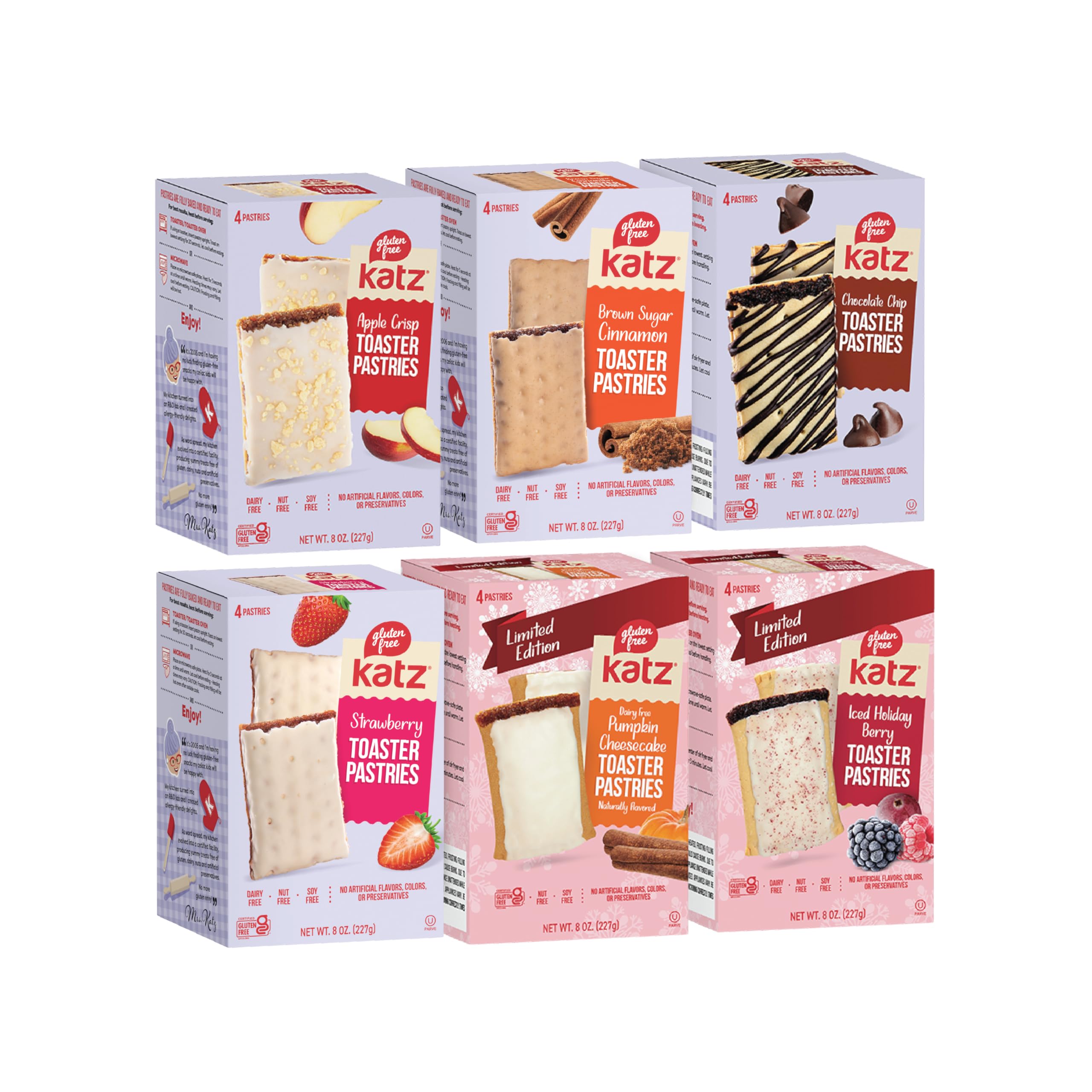 Katz Gluten Free Toaster Pastries Variety Pack