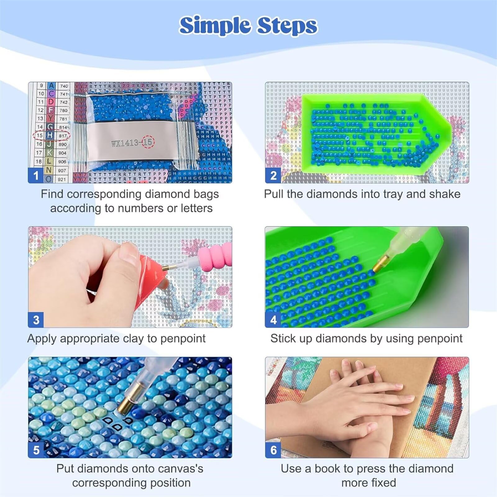 Afrykańskie zestawy artystyczne z diamentami, dla dorosłych, słoń, 5D, zestawy do malowania diamentami dla dorosłych, DIY, okrągłe, pełne wiercenie, sztuka dla początkujących, haft krzyżykowy