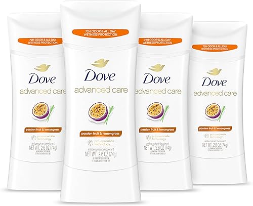 Vista 15 de Dove Advanced Care Anti Deo Stick Cool Essentials Pack de 12 para ayudar a la reparación de la barrera cutánea después del afeitado, control