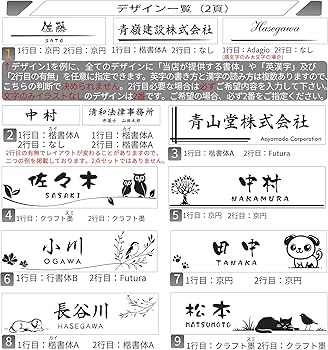 Amazon.co.jp: 表札 プレート 戸建て 会社表札 貼るだけ 厚さ3mm