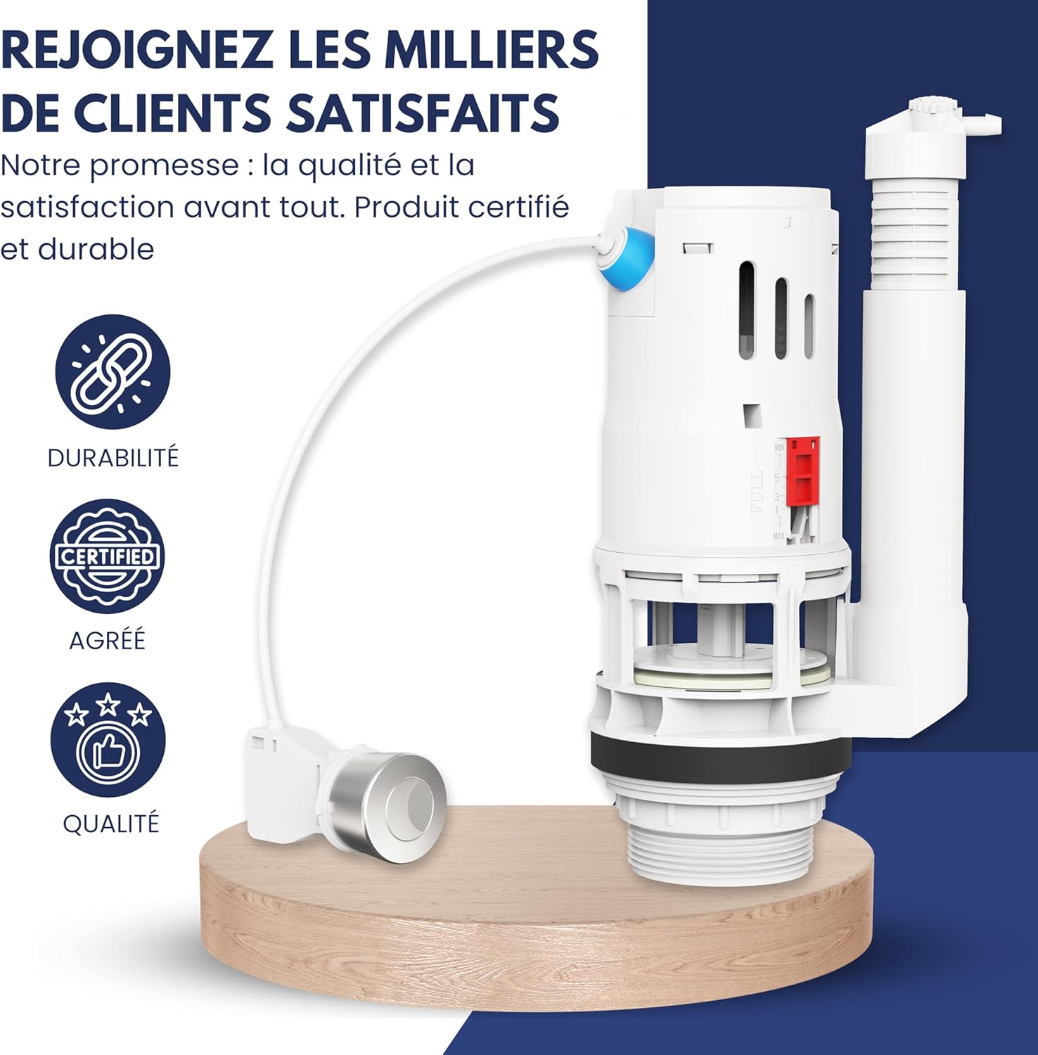 Visual representation of Neezra's commitment to durability, certification, and quality