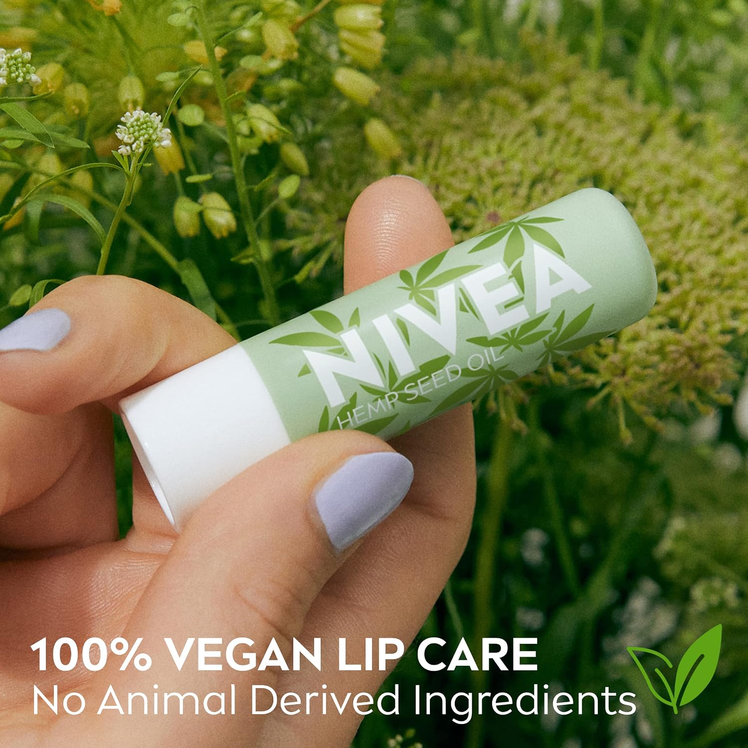 NIVEA Vegan Lip Care Variety Pack, Acai Seed Oil and Hemp Seed Oil with Shea Butter Lip Balm Sticks, 0.17 Oz Stick, Pack of 4 image 3