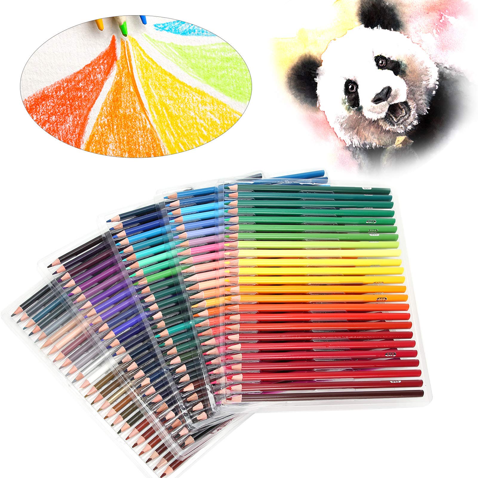 Changor Matite per Acquerelli da 120 Pezzi, Nucleo Morbido, Strumenti Artistici Durevoli per Artisti e Bambini, Pre-affilati in 120 Colori Unici