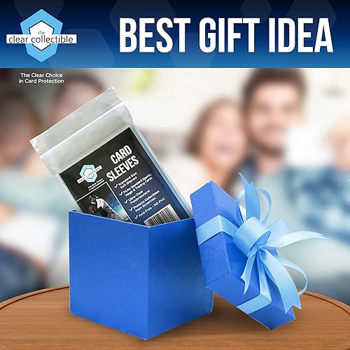 Miniatura 5 de Penny Sleeves para tarjetas intercambiables, 100 fundas transparentes para tarjetas intercambiables, para béisbol, fútbol, baloncesto, fútbol,