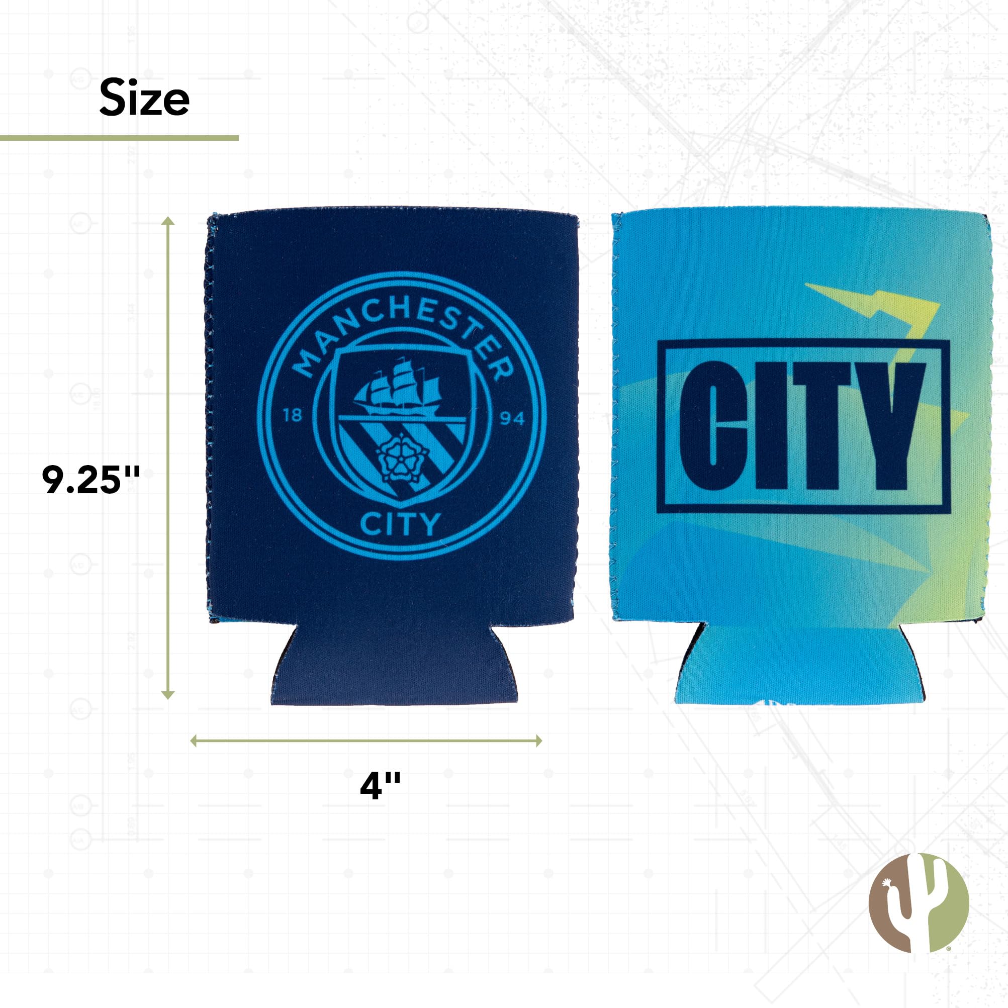 Amazon.com: Desert Cactus Manchester City Can Insulator Beverage