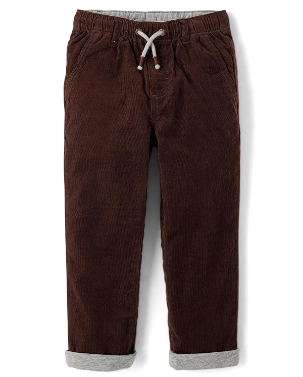 Gymboree,Boys,and Toddler Corduroy Pull on Pants,Dk Hazlenut,8 by Gymboree - Used condition - US$18.47