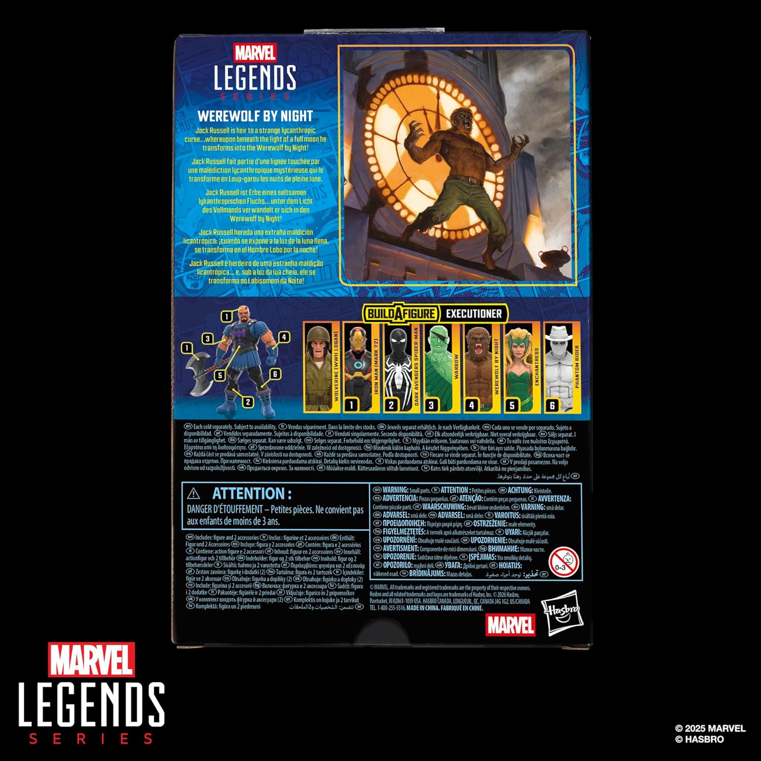 Marvel Legends Series Werewolf by Night, Marvel Comics Collectible 6-Inch Scale Action