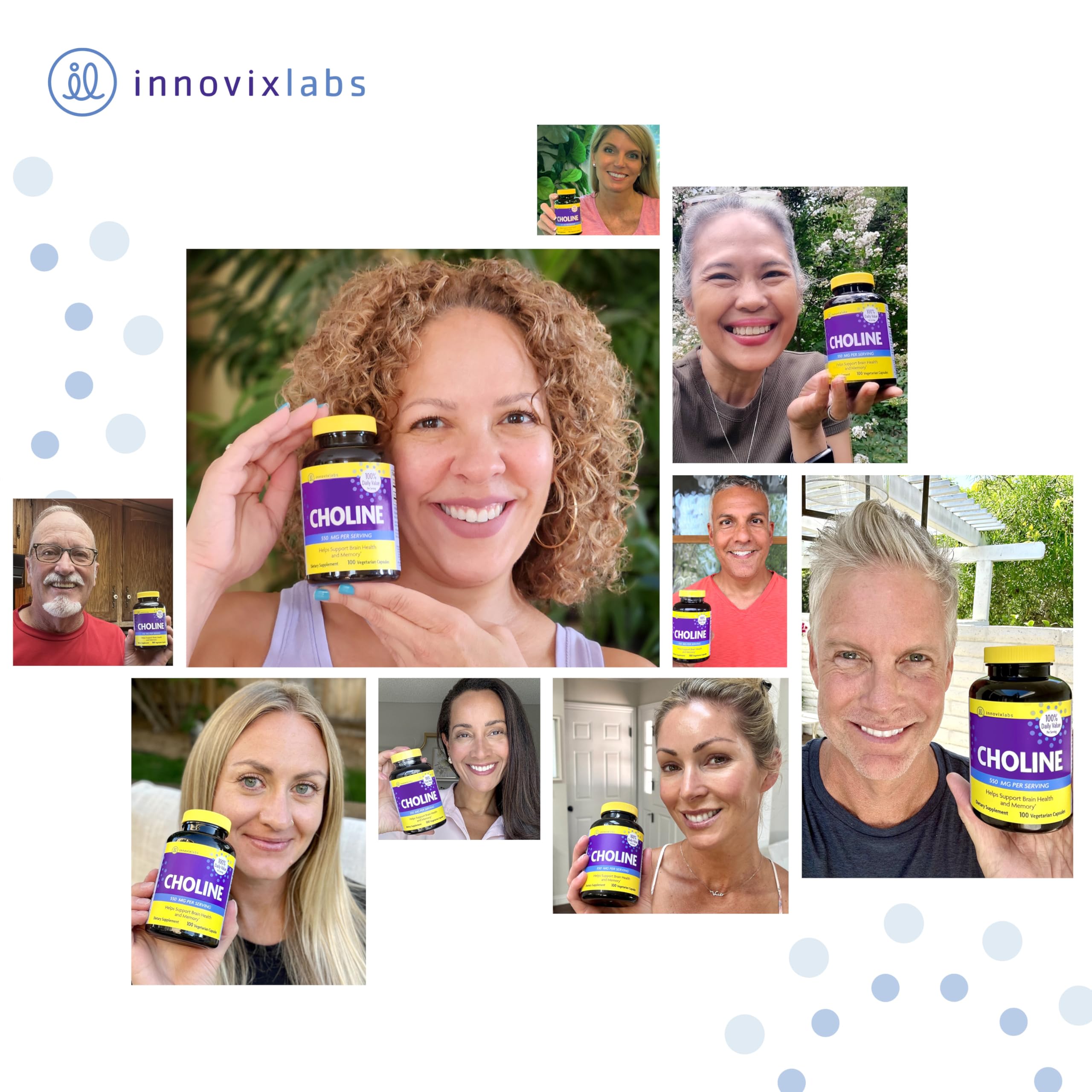 InnovixLabs Choline Supplement 550 mg Supports Memory & Focus, 100 Capsules — Amazon image 7