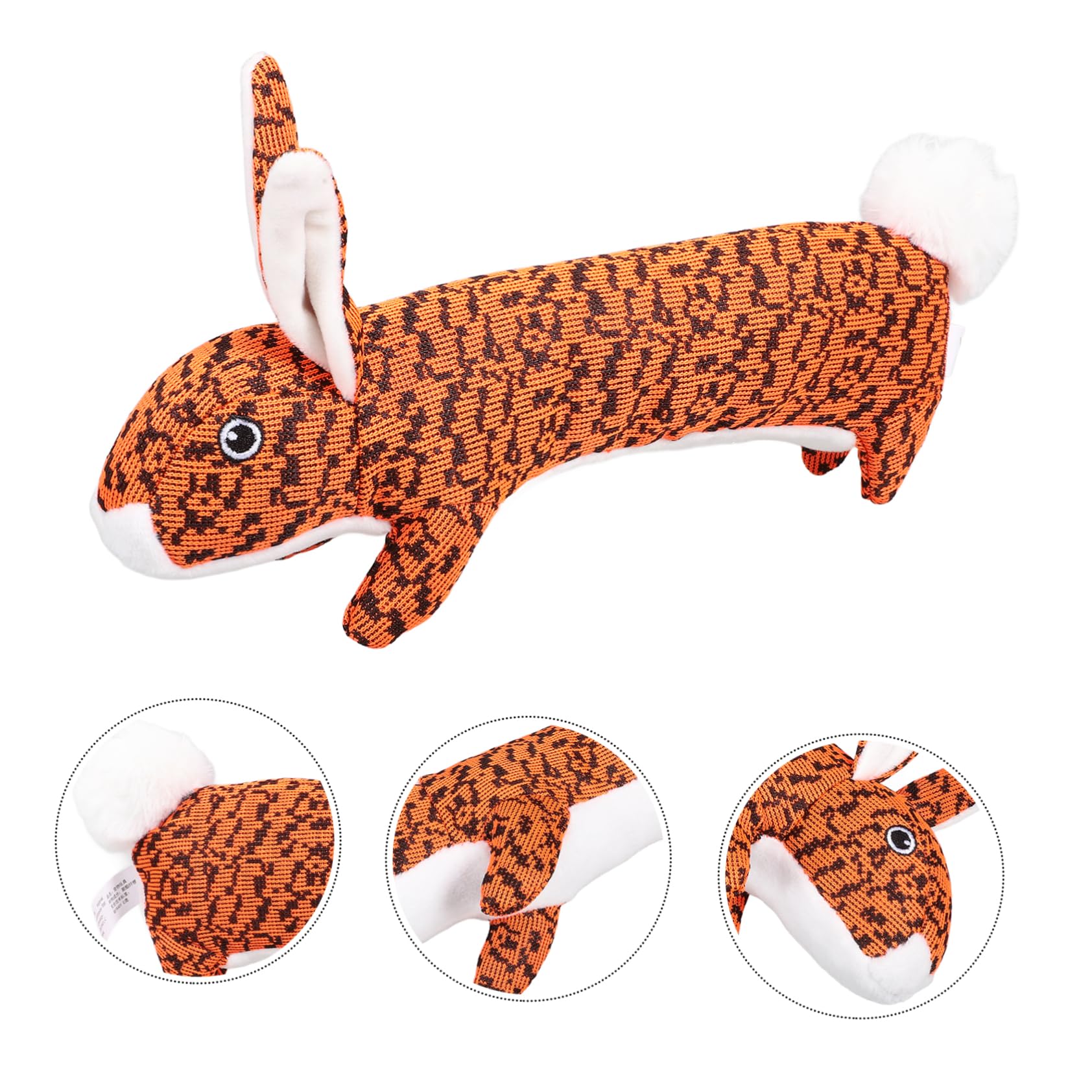 FRCOLOR 3 Stücke Haustier Quietschendes Kauspielzeug Design Hund Quietschendes Spielzeug Für Spielen Pet Supplies Orange Hund Kauspielzeug