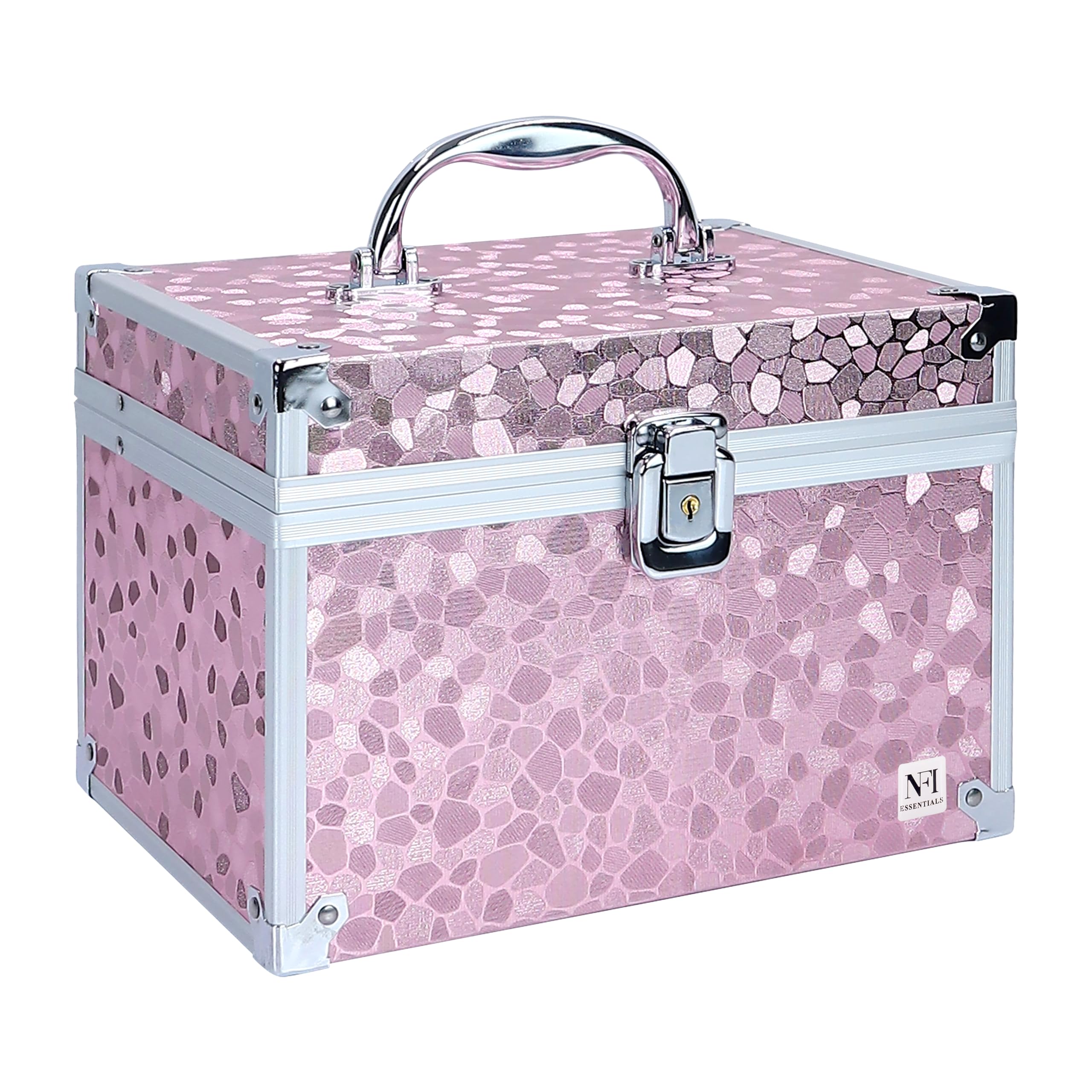 Makeup Bag Cosmetic Box Bridal Box Make up Box Trousseau Box Vanity Beauty Case Organizer for Wedding Makeup Box-image-22