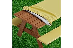 Sorfey Picnic Table & Bench Cover - Durable Vinyl Protects Outdoor Tables and Benches