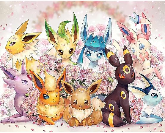 Amazon 大人用 5d ダイヤモンドアート キット ポケモン ダイヤモンド 绘画 Diy 円形 全面貼り付け ダイヤモンド モザイク キャンバス パターン 結晶工芸品ギフト 40 50cm フレームなし 刺しゅうキット 通販
