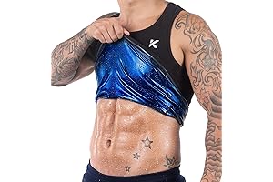 Kewlioo Men's Heat Trapping Pullover Sweat Enhancing Vest