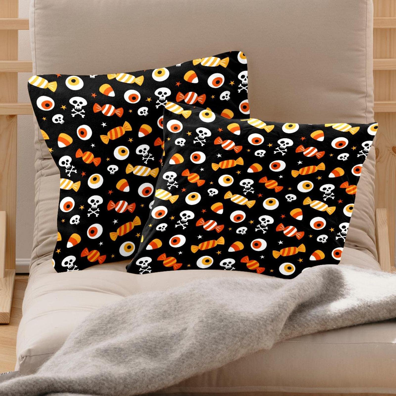 4 pezzi di federe per cuscini di Halloween 45 x ... - Leroy Merlin