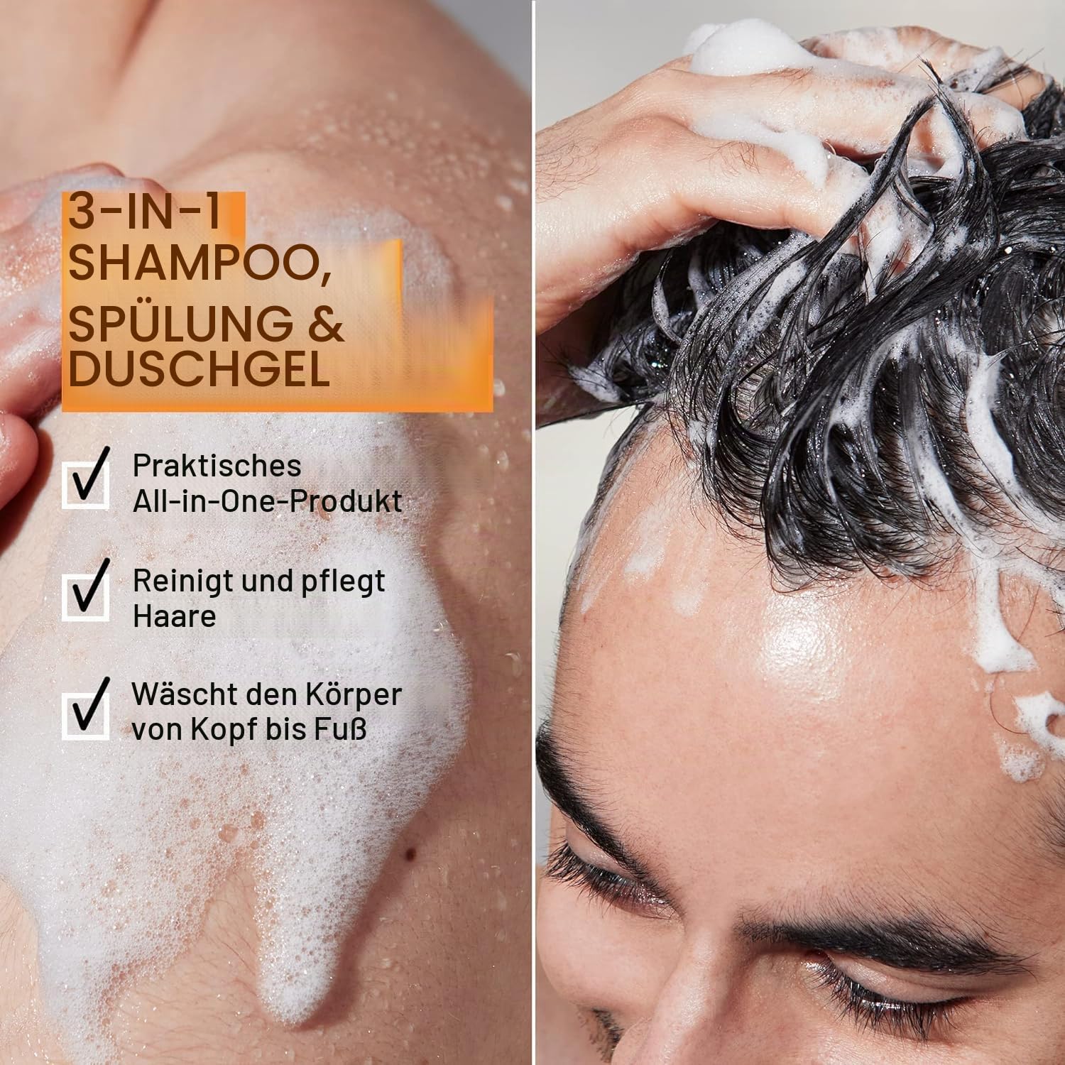 REDKEN 3-in-1 Shampoo, Conditioner und Coproral Bad Gel, 1000 ml, Zeder