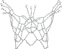 Champion Sports 21 Inch Heavy Duty Galvanized Steel Chain Basketball Net - Rustproof All-Weather Durability