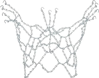 Champion Sports 21 Inch Heavy Duty Galvanized Steel Chain Basketball Net - Rustproof All-Weather Durability