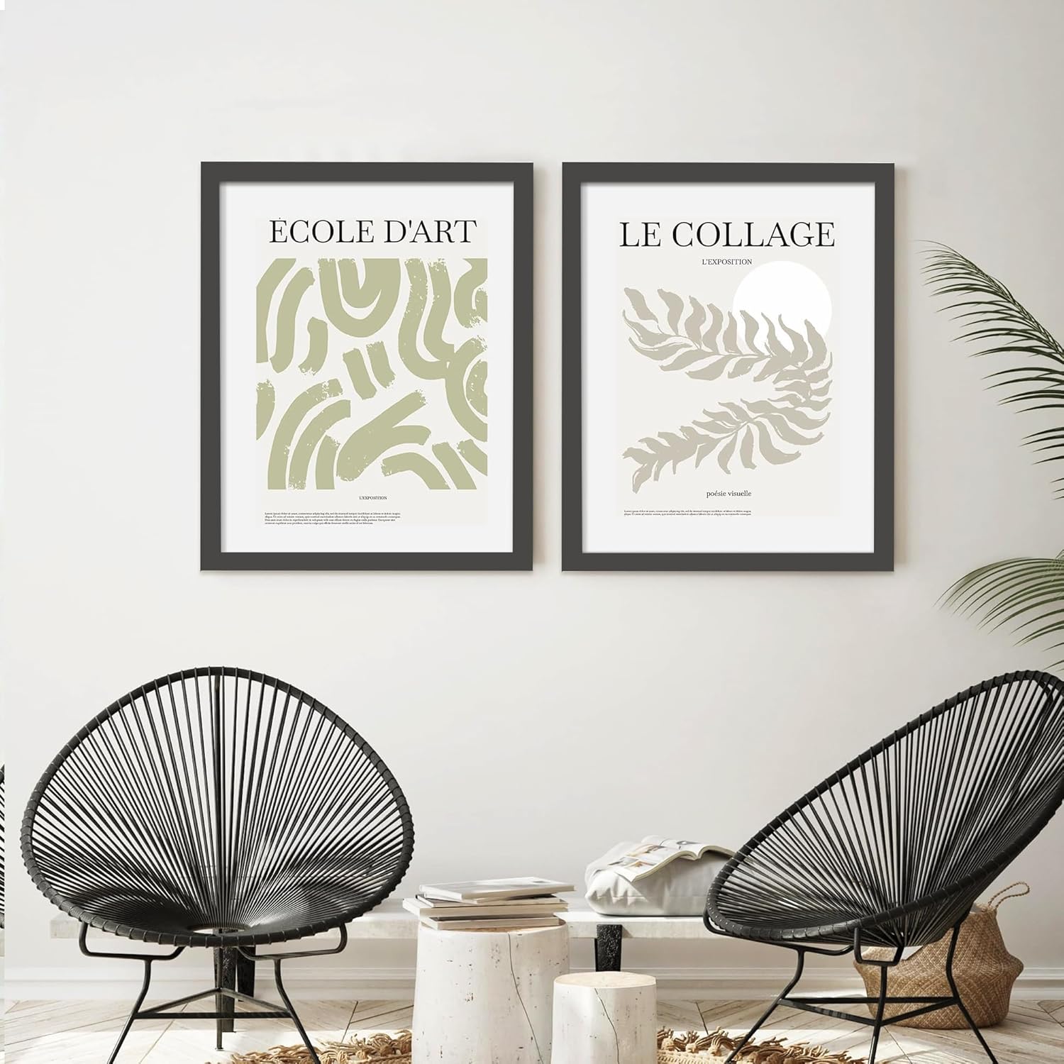 Picrit 24x30 Picture Frame 3 Pack, Black Poster Frame, Display Poster 18 x 24 with Mat or 24x30 without Mat for Horizontal or Vertical Wall Mounting