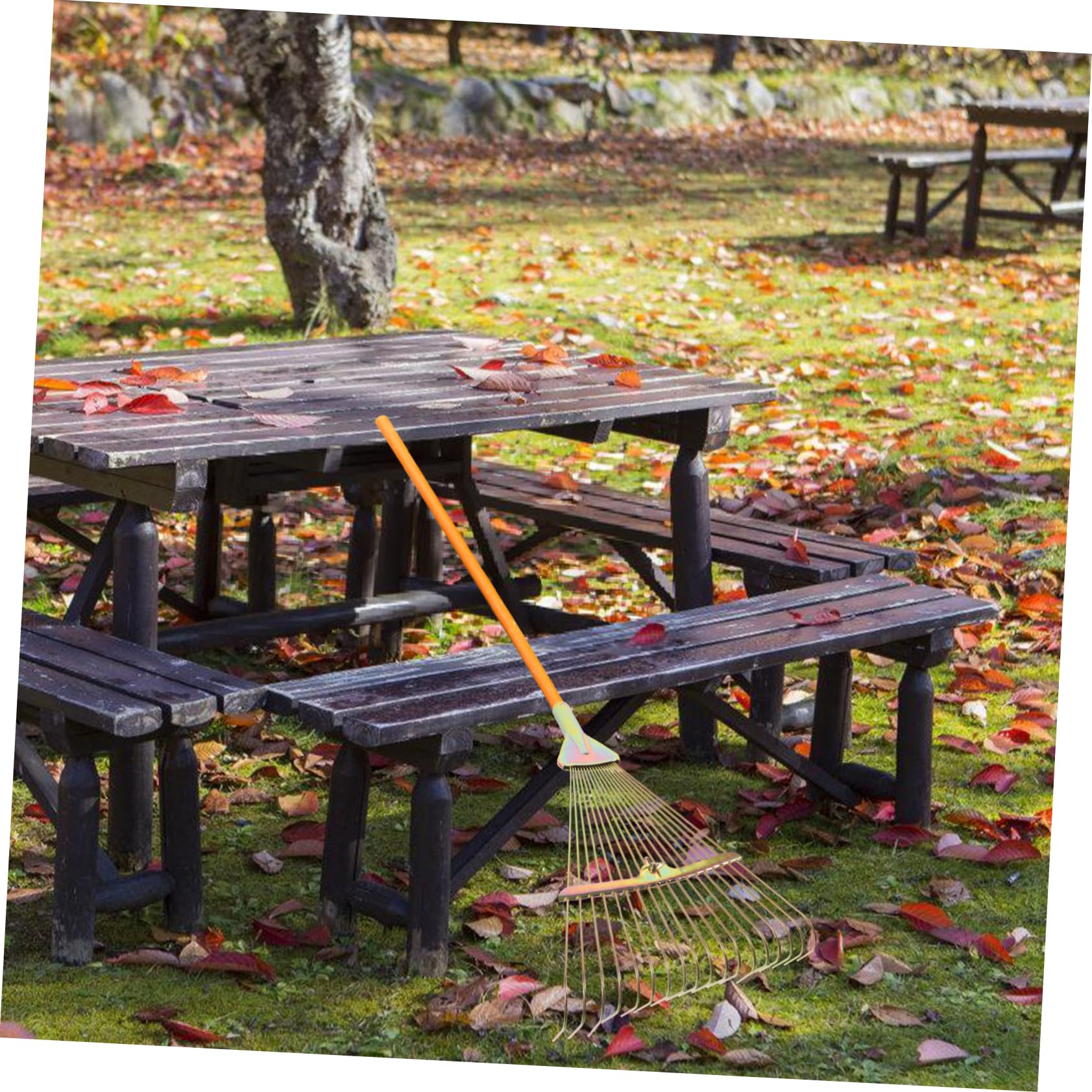 SUPVOX Rastrello Da Giardino Pieghevole Carbonio Strumento Multiuso Per Raccolta Foglie e Pulizia Del Giardino Efficiente e Resistente Per Terreni e Aiuole