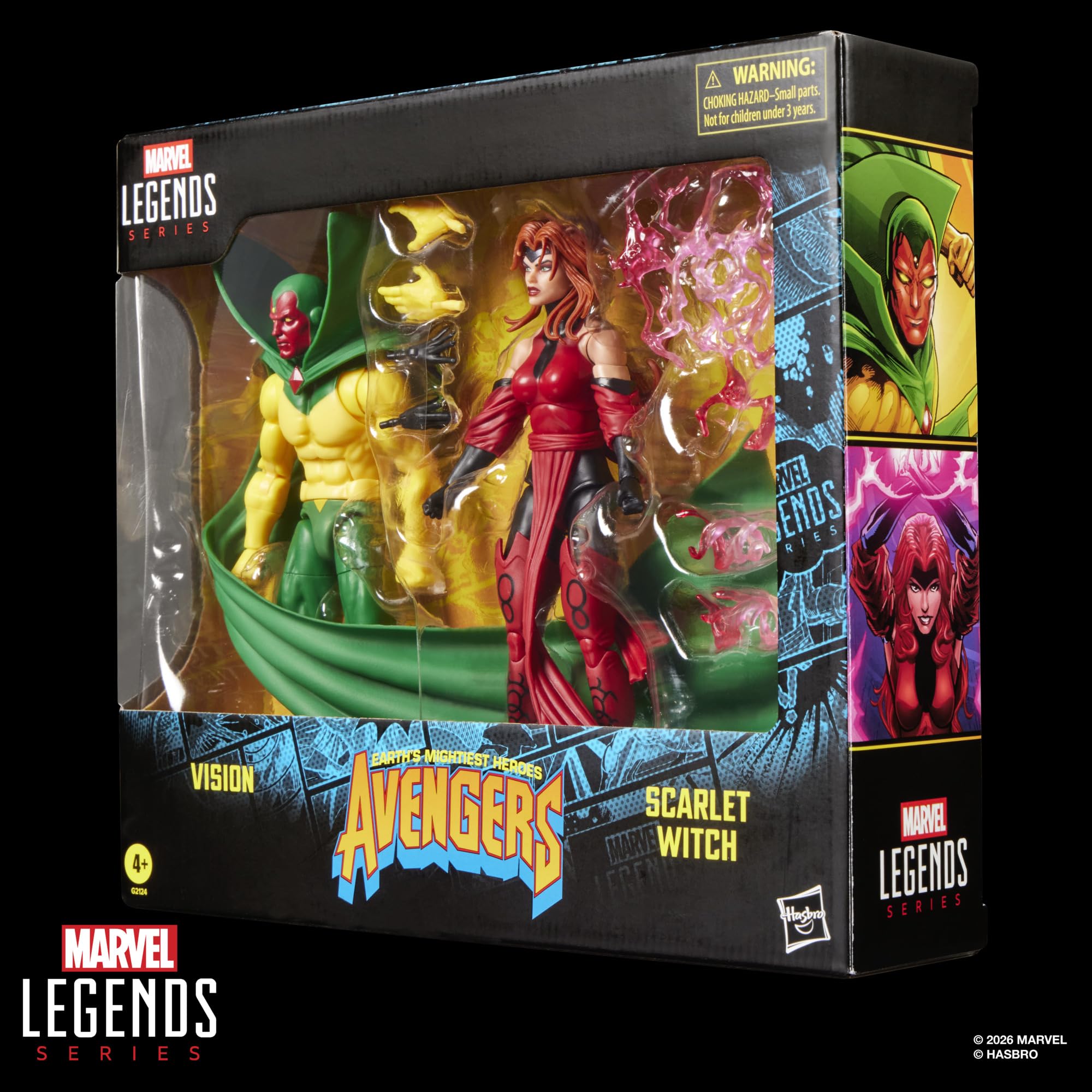 Marvel Legends Series Vision & Scarlet Witch, Avengers: The Crossing Comics Action-Figuren zum Sammeln (15 cm)