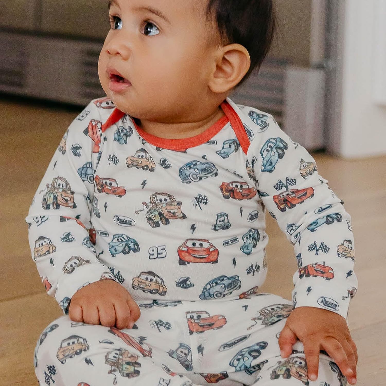 Copper Pearl, Disney Pixar Cars Long Sleeve Bodysuit 0-3months