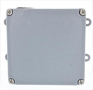 Thomas & Betts E989NNJ PVC Molded Screw Cover Junction Box 4 Inch x 4 Inch x 2 Inch Carlon