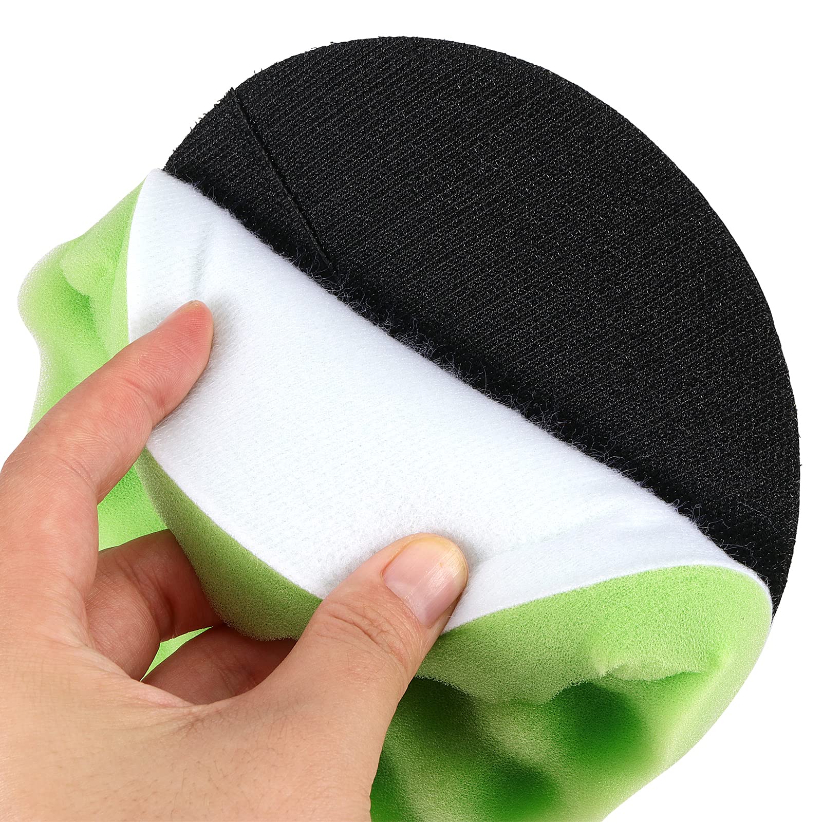 25 Pack 3 Polijstpads, Spons Buff Pads Set Kit Met M10 Booradapter Samengestelde Automatische Autopolijstmachine