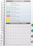 Hilroy 5-Subject Un carnet de bobines, 6" x 9.5", Largement réglementé, 300 Pages/150 Feuilles, 1 Notebook, couleur mai Varie (13402)