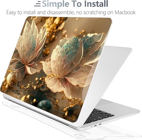 Miniatura 4 de Batianda Funda para MacBook Air de 13 pulgadas modelo A2681 2022 con chip M2, funda protectora de teclado rígida diseñada y protector de pantalla