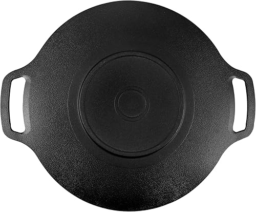 Miniatura 2 de Sartén coreana con revestimiento antiadherente de 6 capas, parrilla redonda de 13 pulgadas con bolsa, compatible con inducción, estufa de gas,