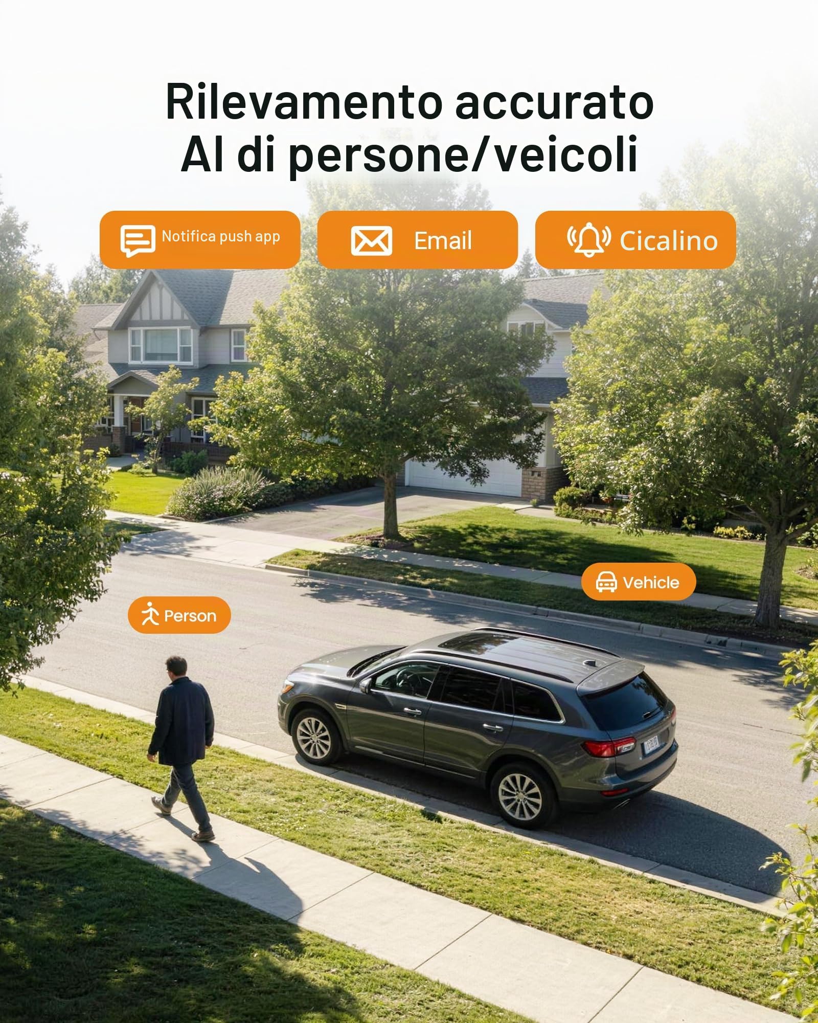 Anlapus 1080p DVR a 8 Canali, Videoregistratore Digitale, 8CH H.265+ DVR di Sorveglianza, Compatibile con Telecamera di Sorveglianza AHD / TVI / CVI / CVBS 960H, Senza Hard Disk