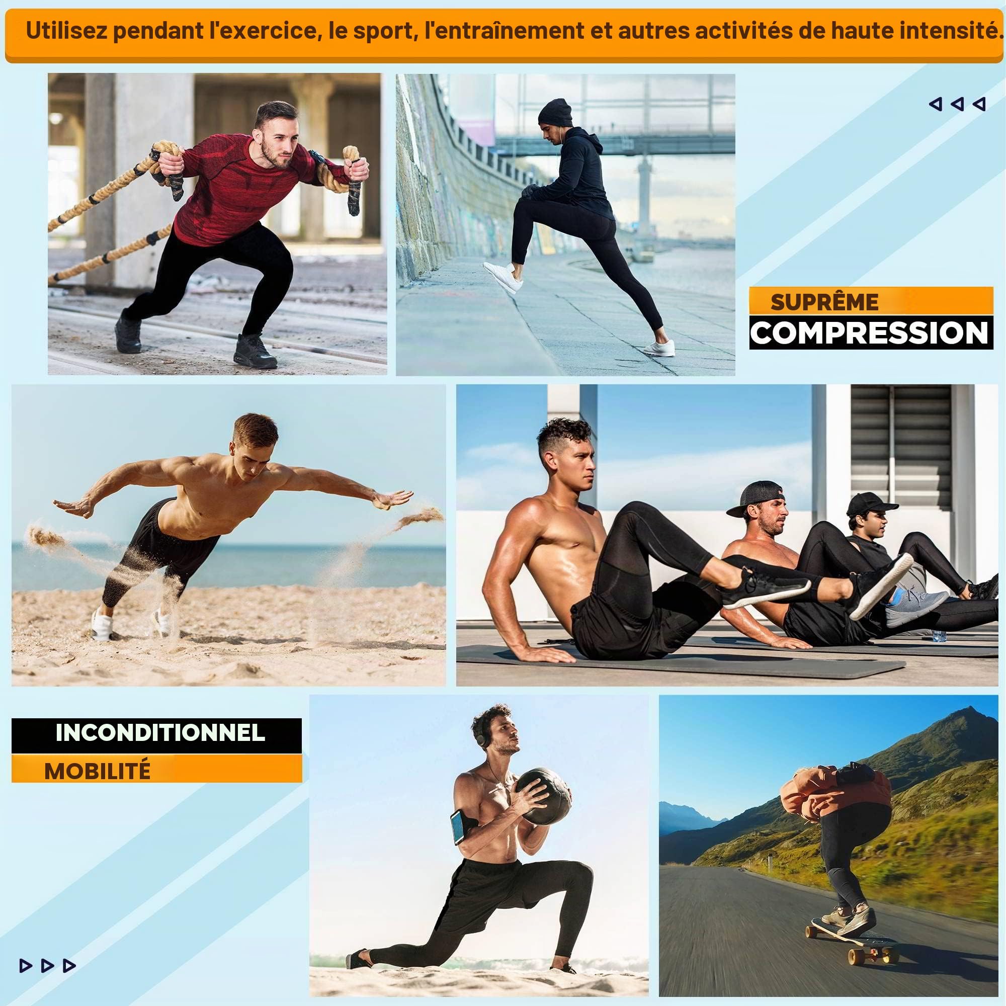 RDX MMA Pantalon de Compression Thermique, Pantalon avec Couches de Base, Sport Triathlon Gym Workout Running Training Boxe Fitness Pantalon de Cyclisme, Quick Cool Dry Tights Caleçon