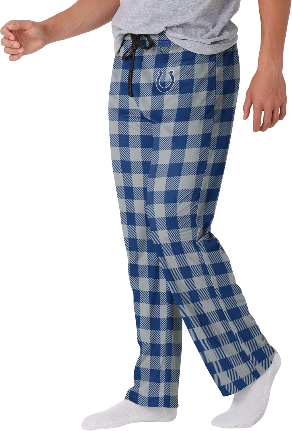FOCO Men's NFL Team Logo Buffalo Check Lounge Pants