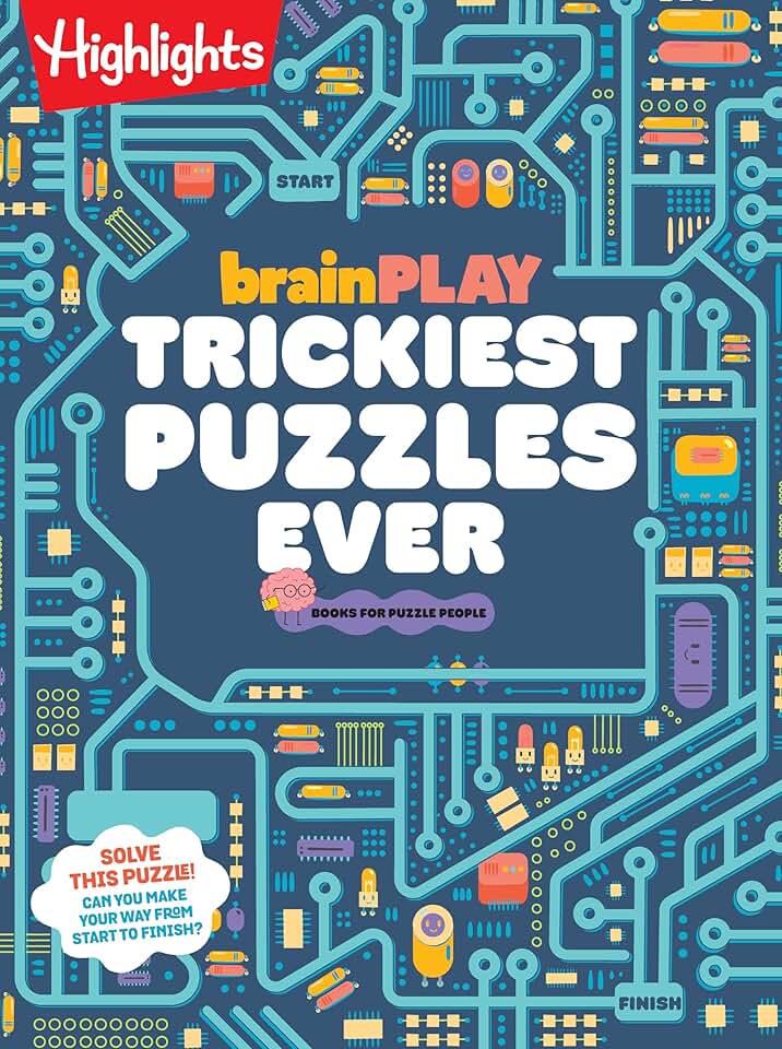BrainPLAY 有史以來最棘手的謎題：適合 7 歲及以上兒童的額外棘手腦筋急轉彎、邏輯謎題和遊戲，超過 200 種適合兒童的腦力遊戲（brainPLAY 拼圖書籍）