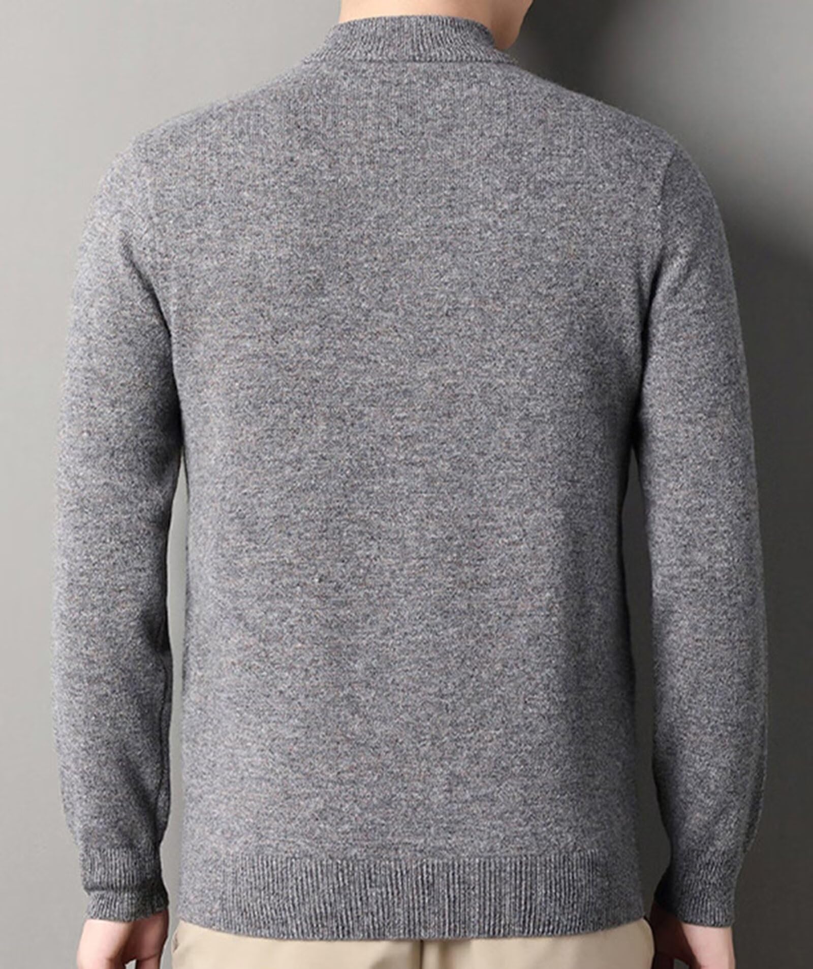 HNVAVQ 100% Cashmere Maglione Uomo Inverno