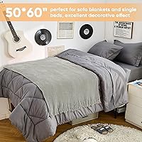 Vista 66 de inhand Knitted Throw Blankets for Couch and Bed, Soft Cozy Knit Blanket with Tassel, Black Lightweight Decorative Blankets and Throws, Farmhouse