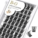 B&Qaugen Lash Clusters D Curl 12-18MIX DIY Eyelash Extensions 72 Clusters Lashes C D Curl B&Q LASH Mega Volume Individual Lashes EyelashCluster DIY at Home (B07,D-12-18MIX)