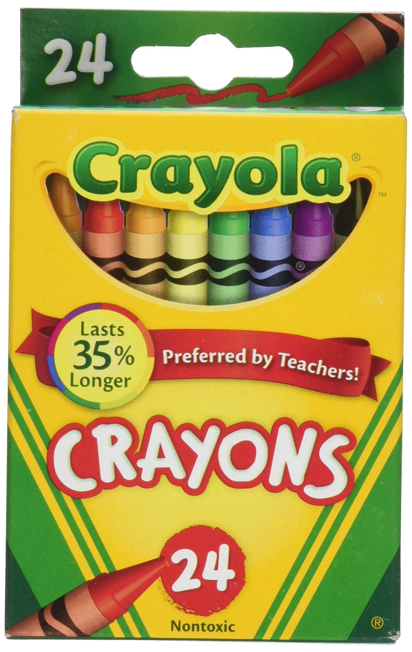Crayola Kredki 24 szt. - 2 opakowania 52-0024-2 5200242, kredka great school